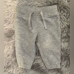 ‘First Favorites’ Baby Gap Grey Sweat pants. Size 3-6M.
